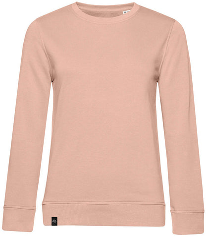 BAC W32B ― Weiches Damen Bio-Baumwolle Sweatshirt - Soft Rose Pink