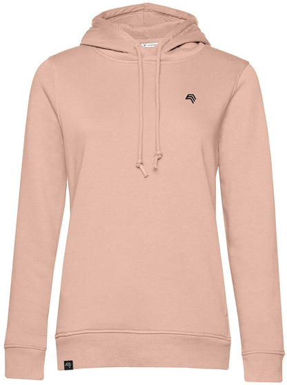 BAC W34B ― Weicher Damen Bio-Baumwolle Hoodie - Soft Pink Rosé