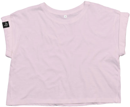 MTS M096 ― Women's Bio-Baumwolle Crop Top T-Shirt - Soft Pink