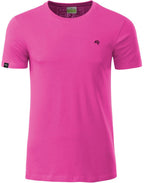 ― % ― JAN 8008 ― Herren Bio-Baumwolle T-Shirt - Rot Pink / L
