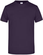 JAN 0002 ― Men's Heavy Comfort T-Shirt - Dark Purple Aubergine