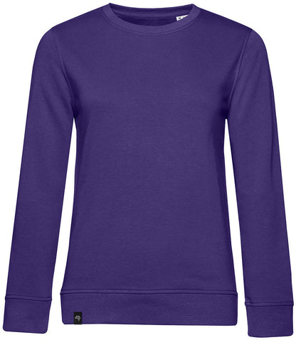 BAC W32B ― Weiches Damen Bio-Baumwolle Sweatshirt - Purple Lila