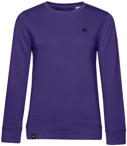 BAC W32B ― Weiches Damen Bio-Baumwolle Sweatshirt - Purple Lila