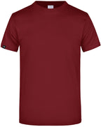 ― % ― JAN 0002/ ― Men's Comfort T-Shirt - Burgundy Red [3XL]
