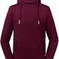 ― % ― RLL 209M/ ― Bio-Baumwolle High Collar Hoodie Sweatshirt - Rot Burgund [3XL]