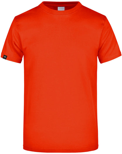 JAN 0002 ― Herren Heavy Komfort T-Shirt - Grenadine Rot