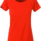 JAN 8007 ― Damen Bio-Baumwolle T-Shirt - Grenadine Rot