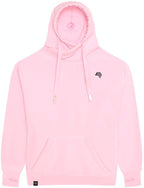 JDS 0021 ― Cross Neck Hoodie - Baby Pink