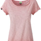 ― % ― JAN 8015/ ― Damen Bio-Baumwolle Flammgarn T-Shirt - Rose Rot Pink [XL]