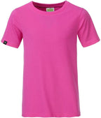 JAN 8008B ― Kids'/Boys' Organic Cotton T-Shirt - Pink