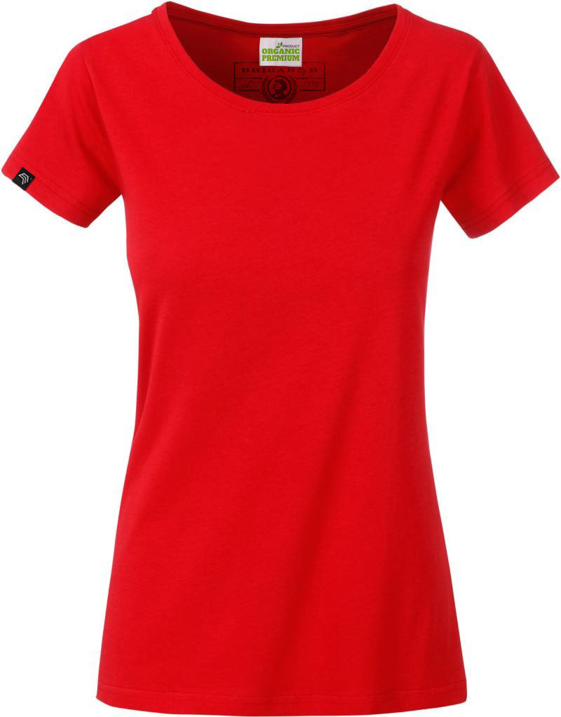 JAN 8007 ― Damen Bio-Baumwolle T-Shirt - Tomato Rot
