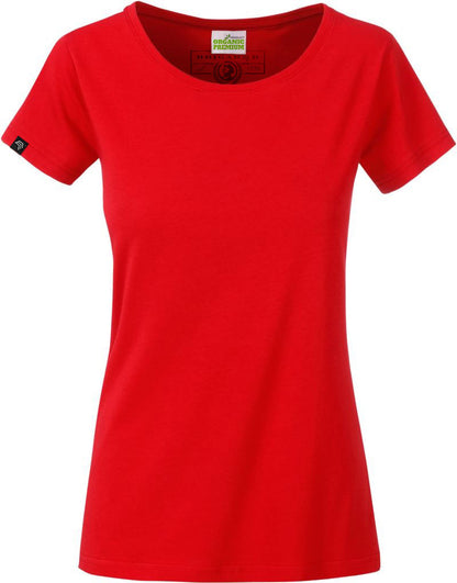 JAN 8007 ― Damen Bio-Baumwolle T-Shirt - Tomato Rot