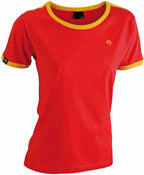 ― % ― JAN 0018 ― Women's Flag T-Shirt - Red / Yellow [S]