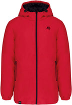 KRB 6152 – Unisex Hooded Parka made from Recycled Polyester - Red