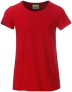 JAN 8007G ― Kids/Girls Organic Cotton T-Shirt - Red