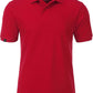 JAN 8010 ― Herren Bio-Baumwolle Polo Shirt - Rot
