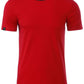 ----- Sold ― % ― Men's Organic Cotton T-Shirt – Bordeaux Red Brown [S] JAN 8008/C/GZ-A