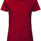 BAC TW047 ― Damen Bio-Baumwolle Flammgarn T-Shirt - Rot