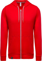 KRB K438 ― Lightweight Contrast Sweat Jacket - Rot