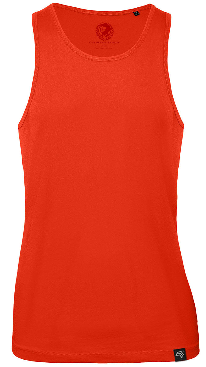 BAC TM072 — Men's Organic Cotton Tank Top - Red