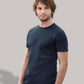 RMH 0101 ― Herren Luxury Bio-Baumwolle T-Shirt - Navy Blau