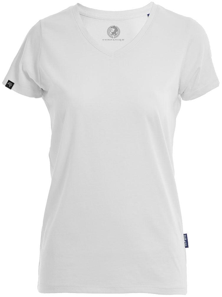RMH T202 ― Damen Luxury Bio-Baumwolle V-Neck T-Shirt
