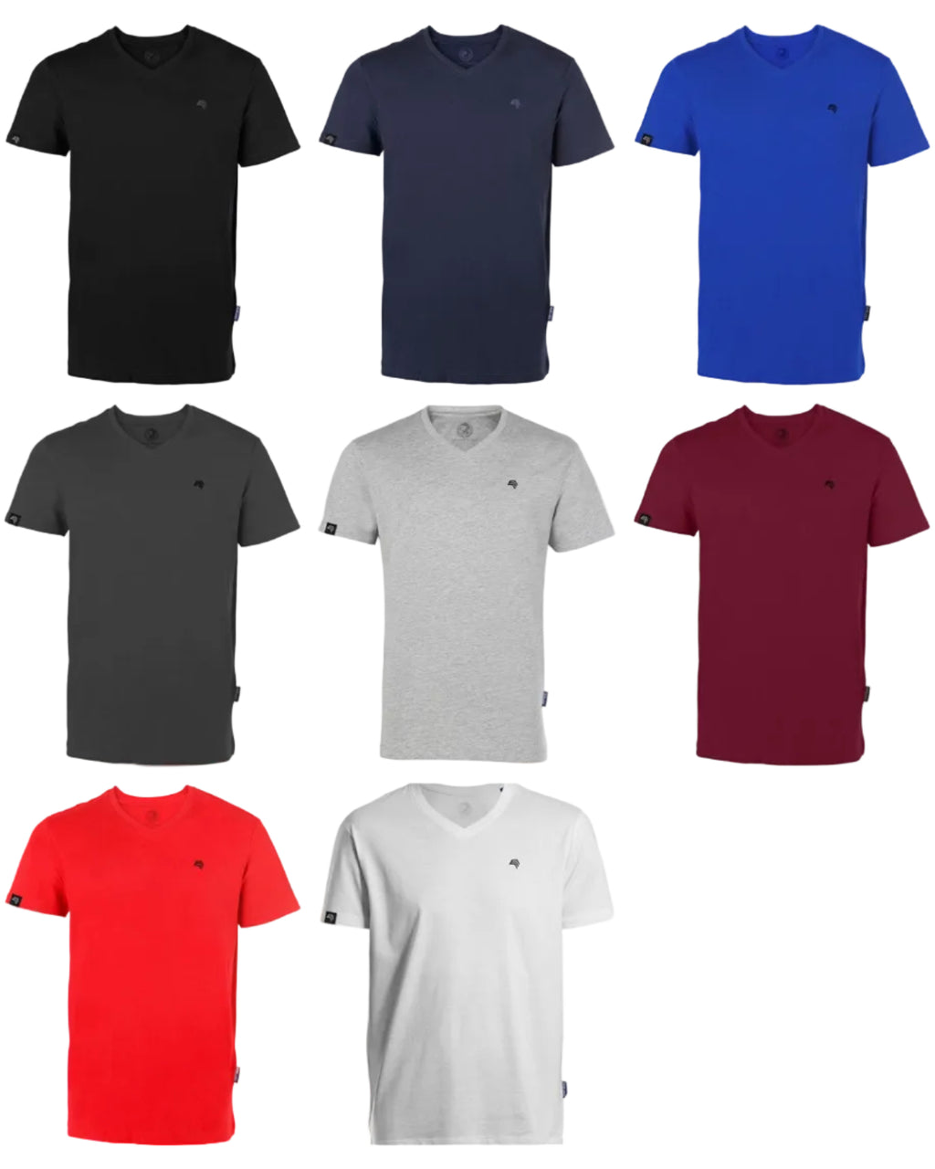 RMH VM21 ― Herren Luxury Bio-Baumwolle V-Neck T-Shirt