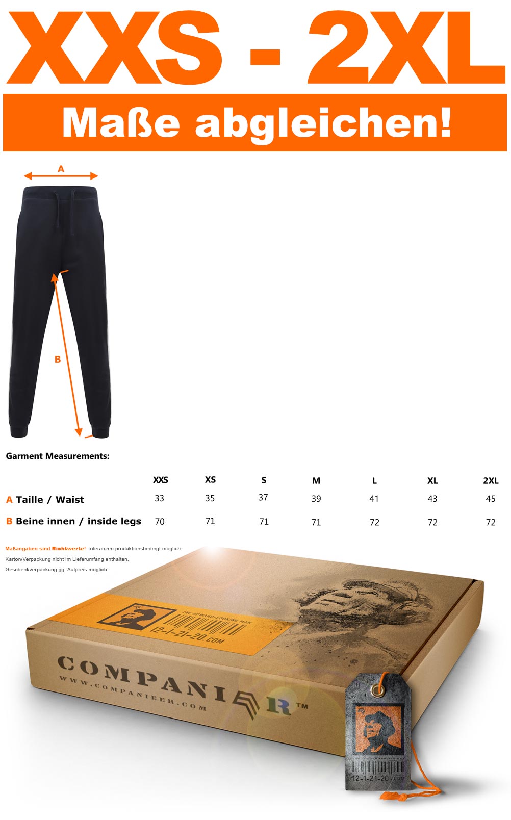 SNF 0423 Unisex Contrast Jogginghose