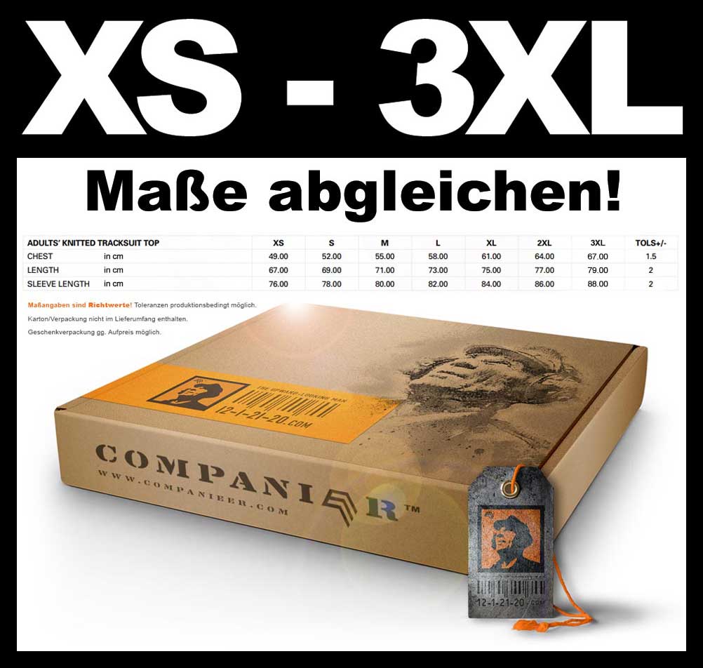 Hands Unisex Contrast Tracksuit Top Patenbrigade: Wolff - Schwarz / Weiß