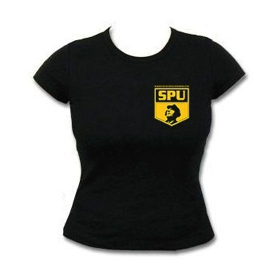 ― % ― SPU (Schallplattenunterhalter) Breast Women's Girlie T-Shirt Patenbrigade: Wolff [XS] [S]