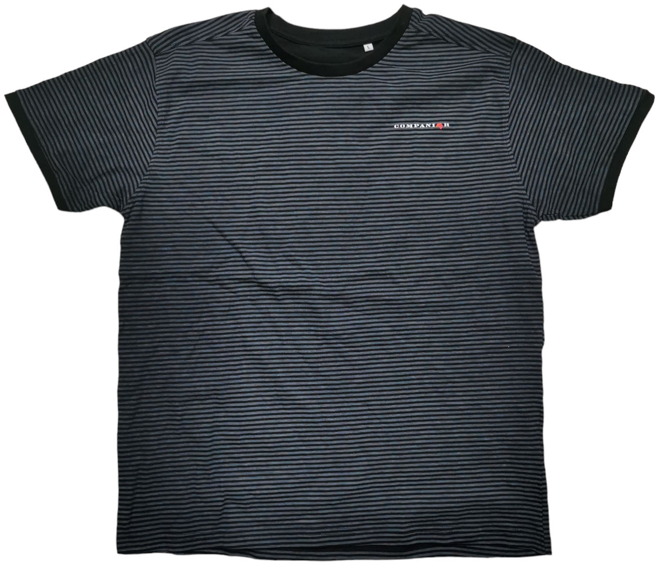 ― % ― NTH 0351/21A ― Striped T-Shirt - Schwarz / Grau [L]