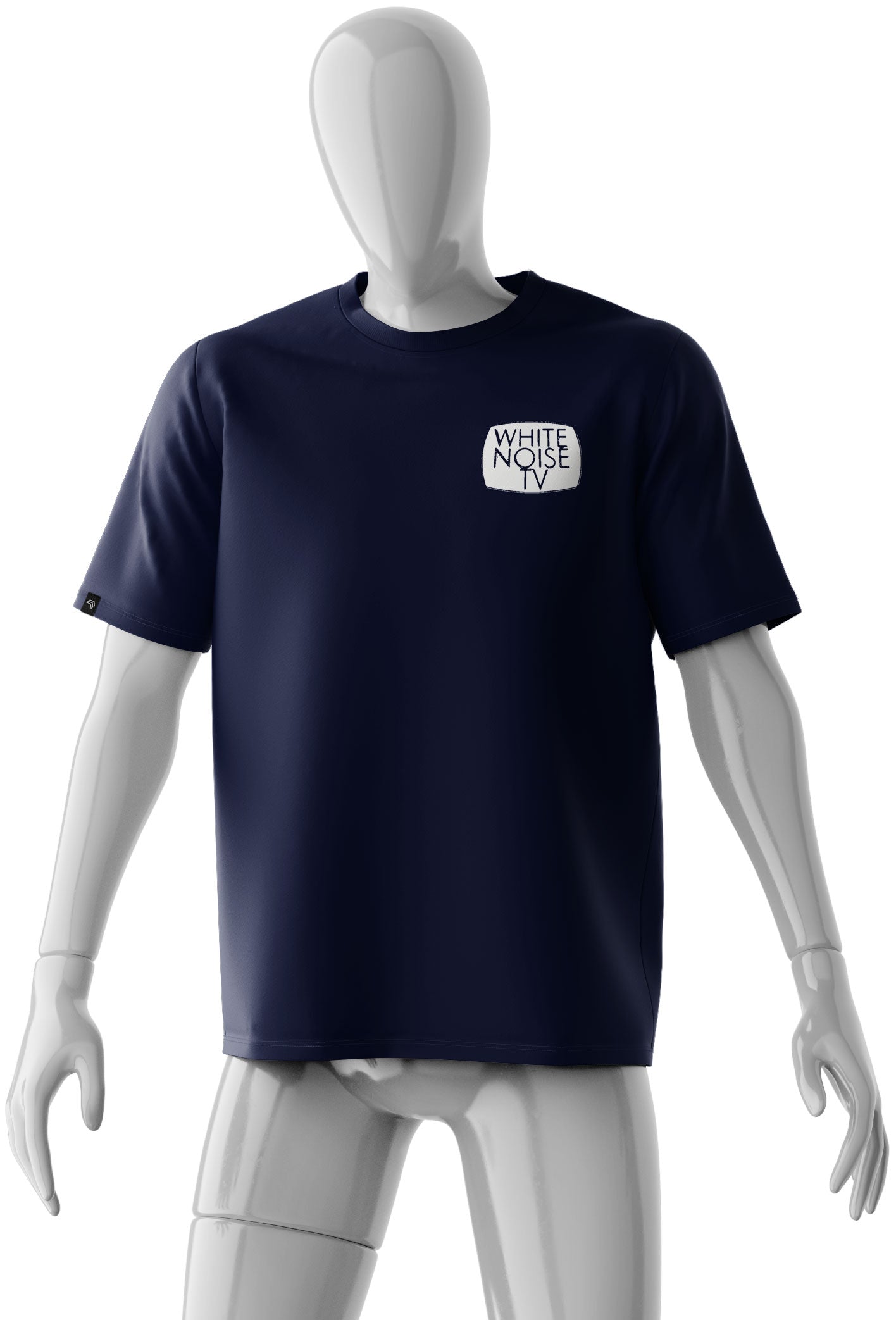 White Noise TV - Logo (Breast) - Men's Basic T-Shirt