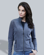 TJS 9170 ― Ladies' Active Microfleece Jacket - Dark Grey