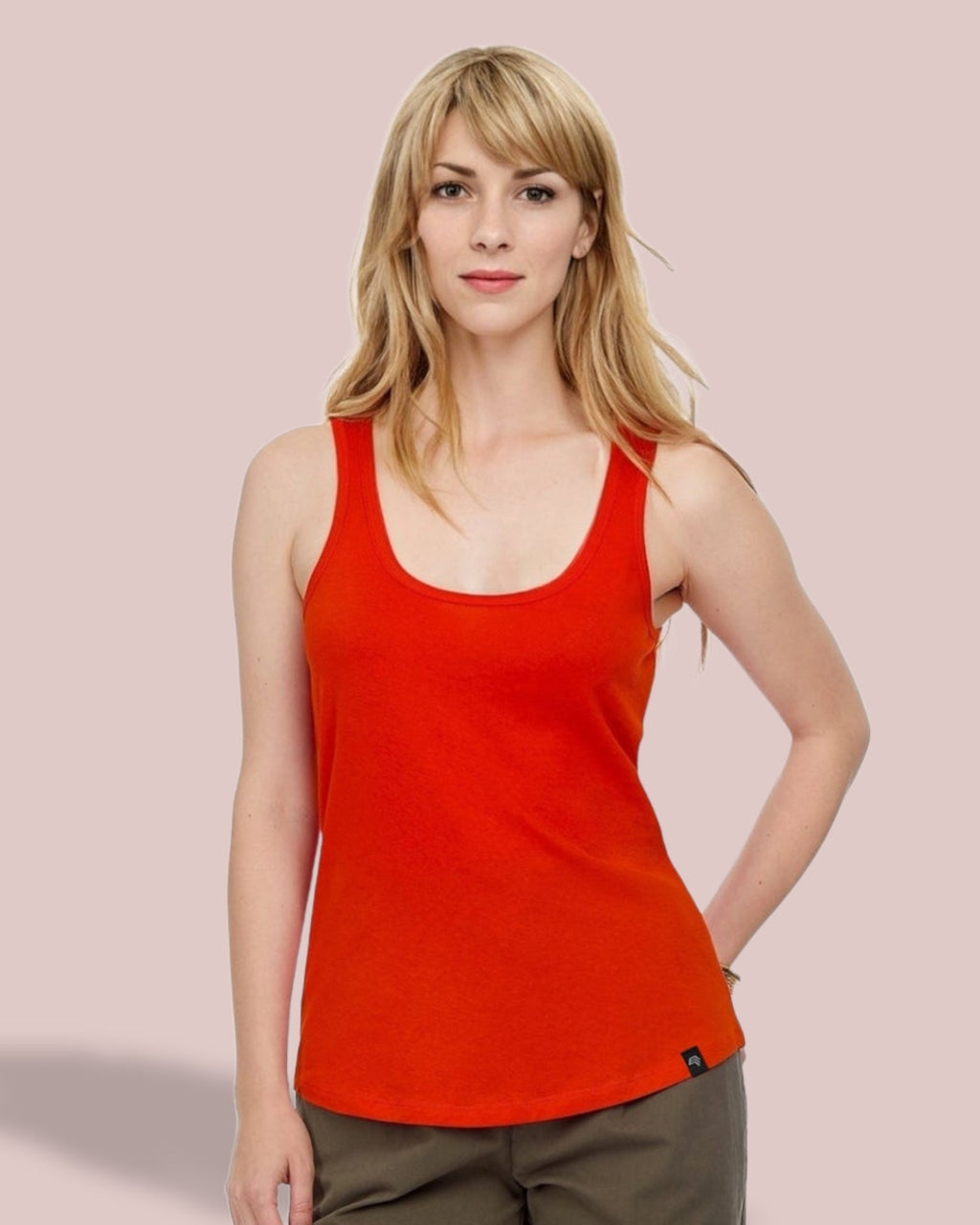 BAC TW073 ― Women's Organic Cotton Tank Top - Cobalt Blue
