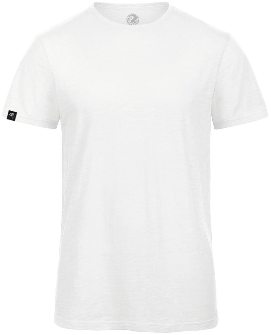 BAC TM046 ― Unisex Bio-Baumwolle Flammgarn T-Shirt - Weiß