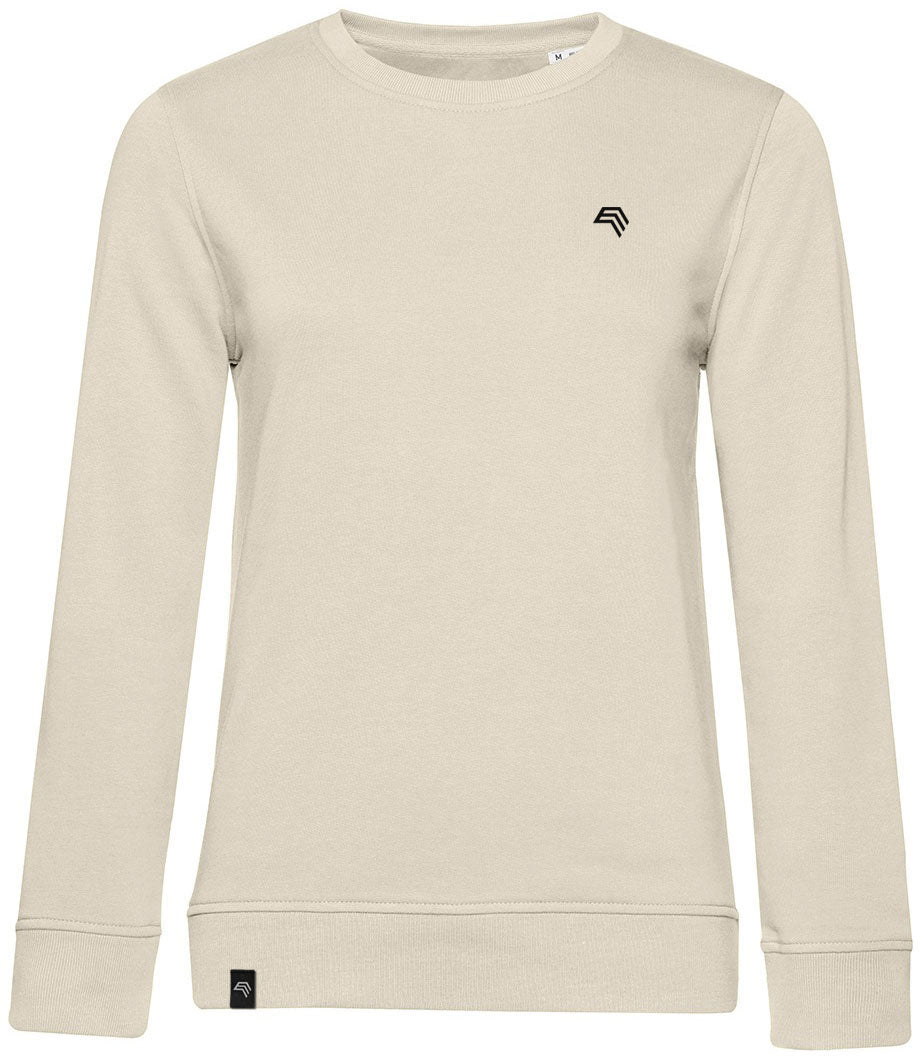 BAC W32B ― Soft Organic Cotton Women's Sweatshirt - Natural White