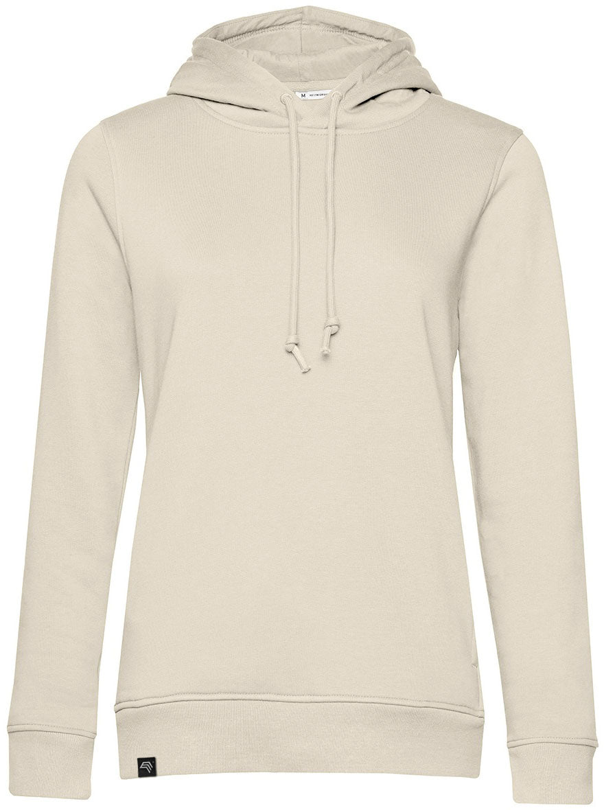 BAC W34B ― Soft Organic Cotton Hoodie for Women - Natural White