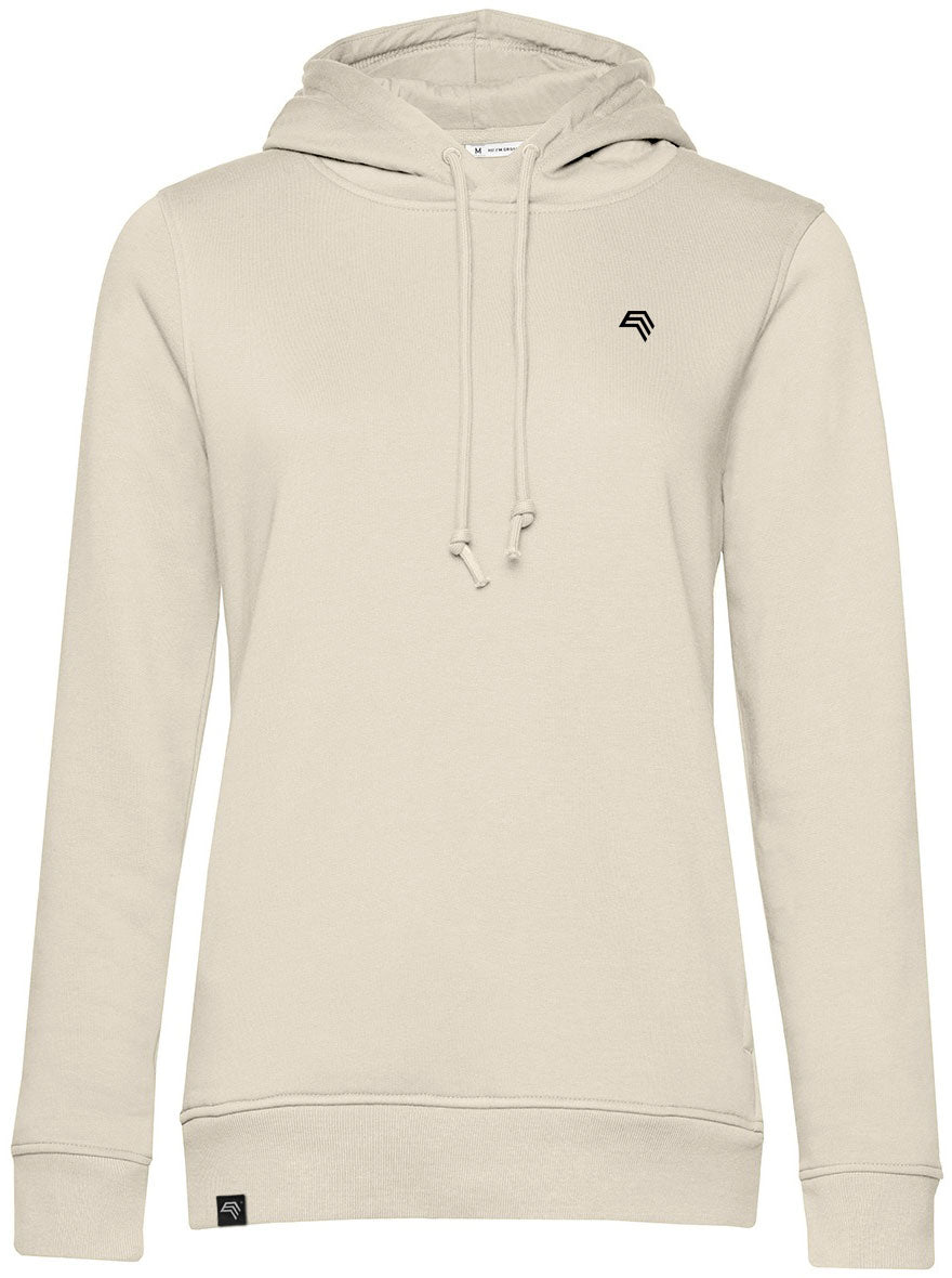 BAC W34B ― Soft Organic Cotton Hoodie for Women - Natural White