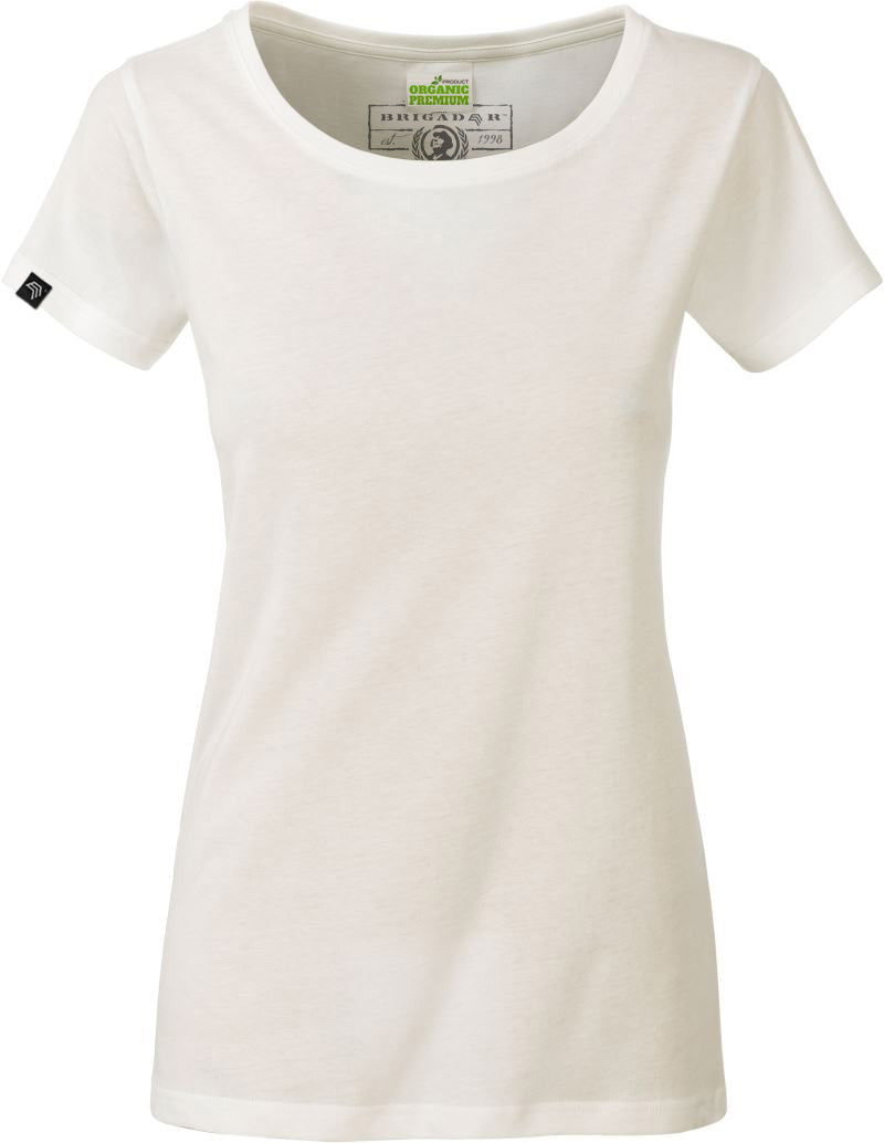 ― % ― JAN 8007/ ― Women's Organic Cotton T-Shirt Organic - Natural White [L]