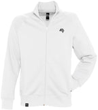 SLS 4720 ― Raglan Sweat Jacket with Stand-Up Collar - White