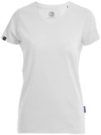 RMH 0202 ― Damen Luxury Bio-Baumwolle V-Neck T-Shirt - Weiß