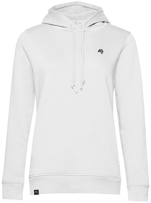 BAC W34B – Soft Organic Cotton Women's Hoodie - White