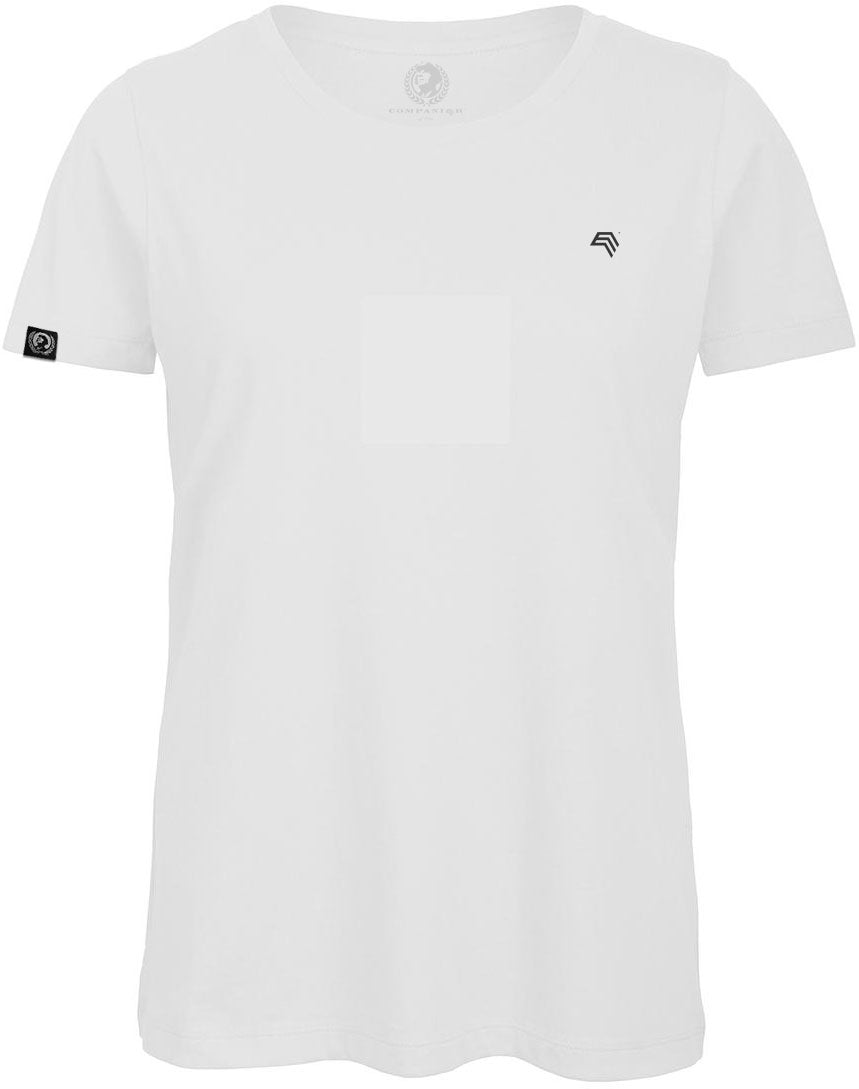 ― % ― BAC TW043 ― Damen Bio-Baumwolle Medium-Fit T-Shirt - Weiß / XS
