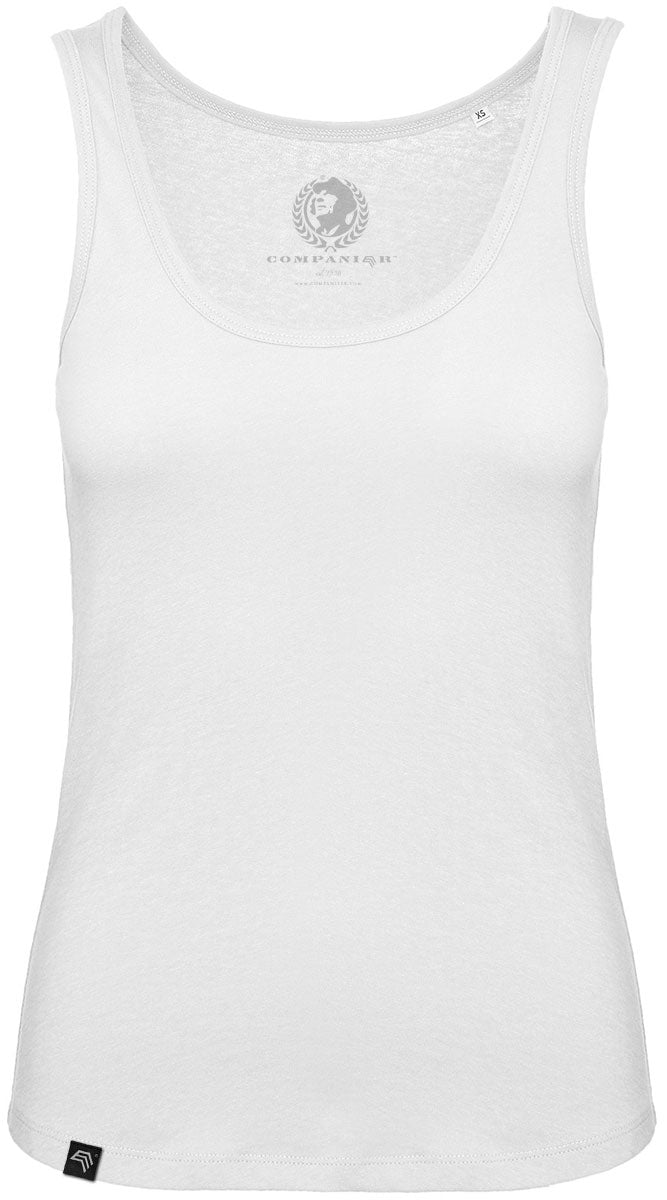 BAC TW073 – Women's Organic Cotton Tank Top - White