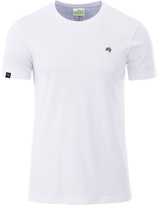 ― % ― JAN 8008 ― Herren Bio-Baumwolle T-Shirt - Weiß [XL / 2XL]