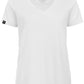 BAC TW045 ― Damen Bio-Baumwolle V-Neck T-Shirt - Weiß