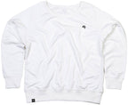 MTS M077 ― Women's Organic Cotton Recycled rPET Raglan Sweatshirt - White