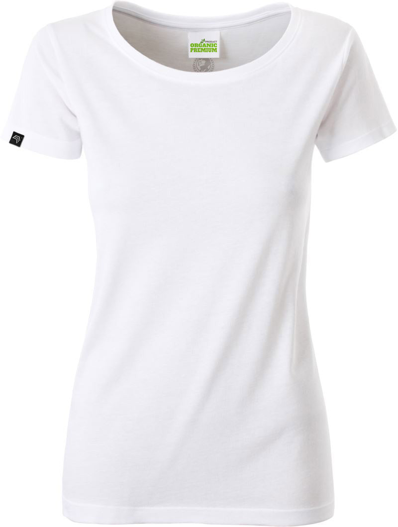 JAN 8007 ― Damen Bio-Baumwolle T-Shirt - Weiß