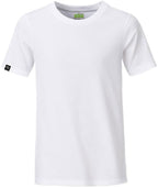 JAN 8008B ― Kids'/Boys' Organic Cotton T-Shirt - White