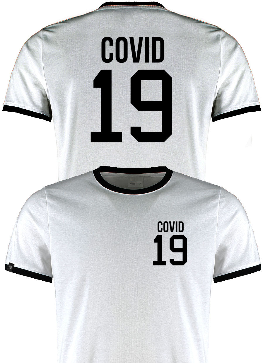 Covid 19 ― Fashion Ringer Contrast T-Shirt/Trikot XS-2XL